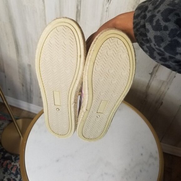 SUGAR EVERMORE ESPADRILLE SLIP-ON SHOES Stripe Rainbow - Picture 5 of 5